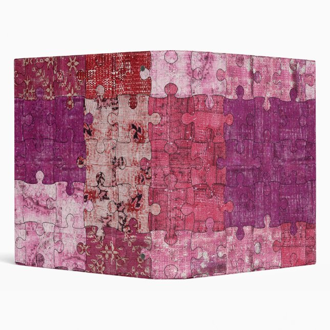 Classeur de puzzle de texture de couleurs (Arrière-plan)