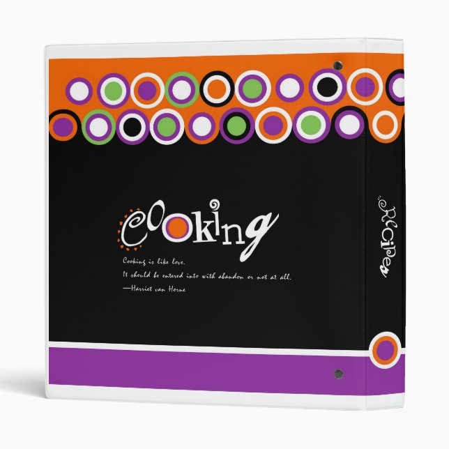 Classeur de recette (Dos/côté)