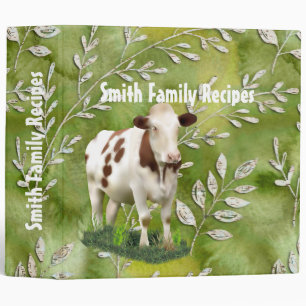 Classeur De Recette Avec Vache