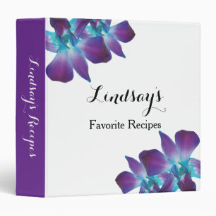 Classeur de recette Blue Dendrobium Orchid