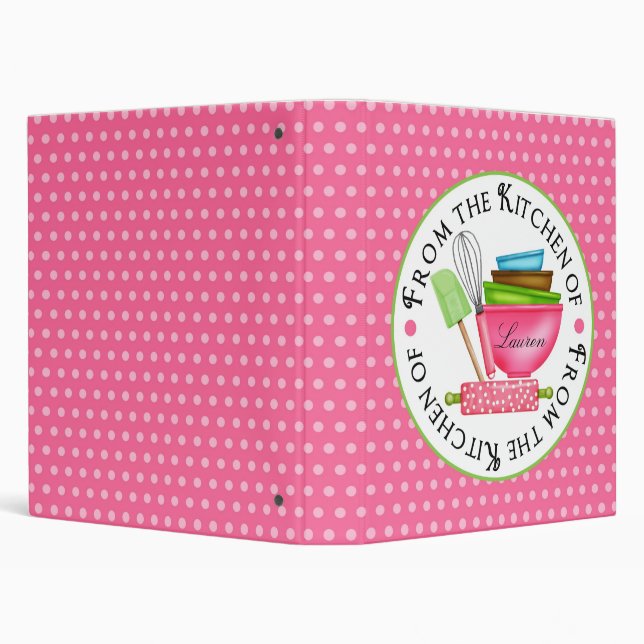 Classeur de recette d'accessoires de cuisine (Arrière-plan)