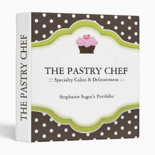 Classeur de recette de chef de pâtisserie