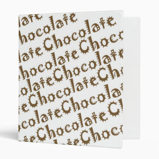 Classeur de recette de chocolat