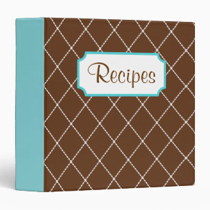 Classeur de recette de chocolat rétro