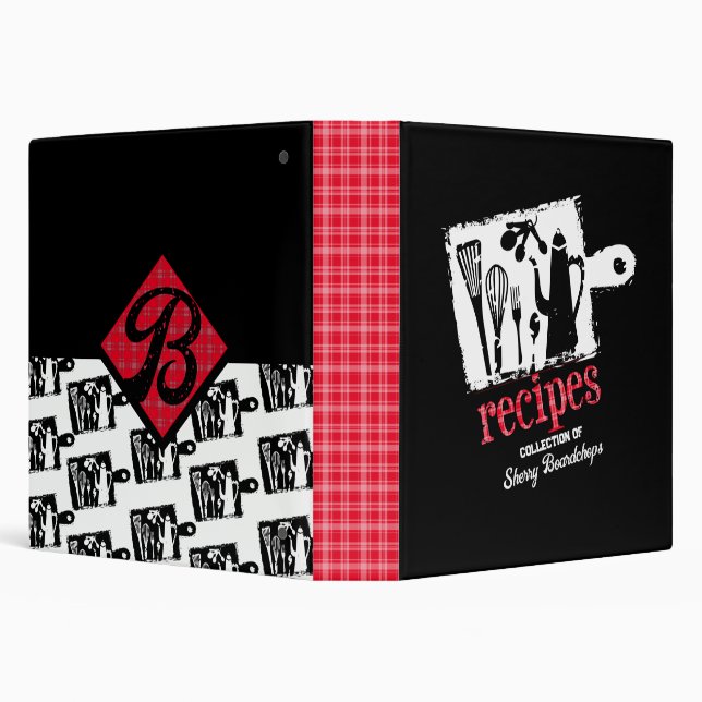 classeur de recette de cuisine de plateau de décou (Arrière-plan)