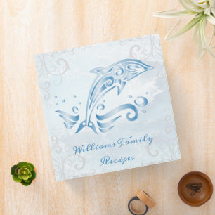 Classeur de recette de dauphin bleu