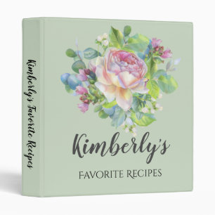 Classeur de recette de Fête des mariées florale ch