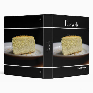 Classeur de recette de gâteau au fromage