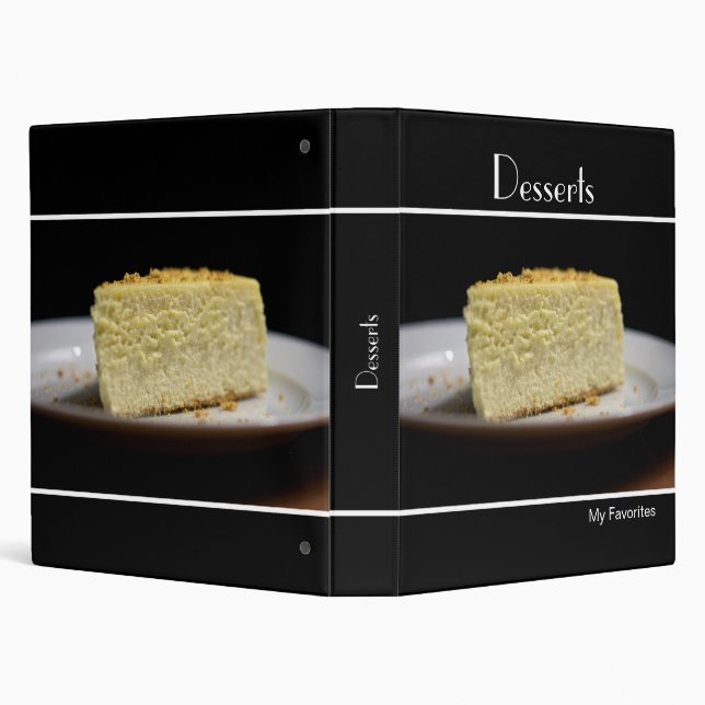 Classeur de recette de gâteau au fromage (Arrière-plan)