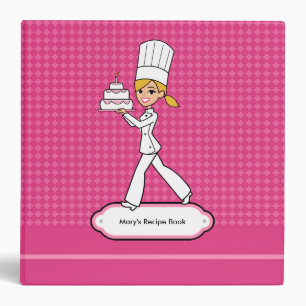 Classeur de recette de gâteau de cuisson de bande