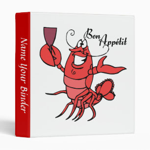 Classeur de recette de homard d'Appetit de fève
