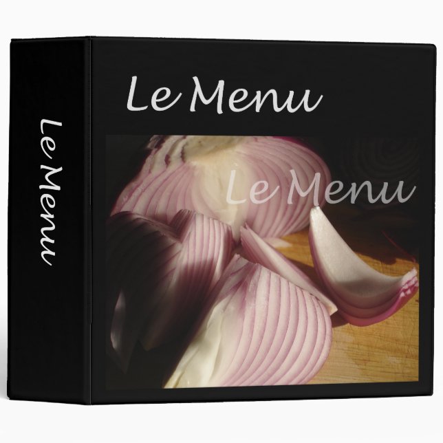 Classeur de recette de Le Menu Large (Devant/Côté)