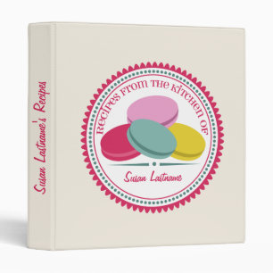 Classeur de recette de Macarons de quatre Français