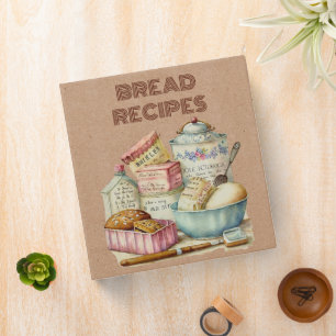 Classeur de recette de pain Brown