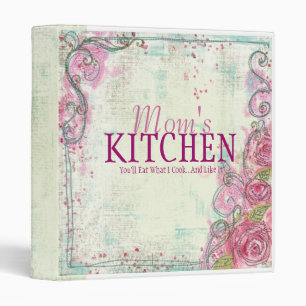 Classeur de recette de rose de rose