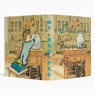 Classeur de recette de voleur de boîte à biscuits