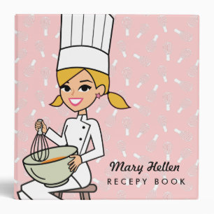 Classeur de recette illustré par chef de Baker