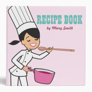 Classeur de recette illustré rétro par boulangerie