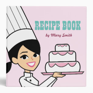 Classeur de recette illustré rétro par boulangerie