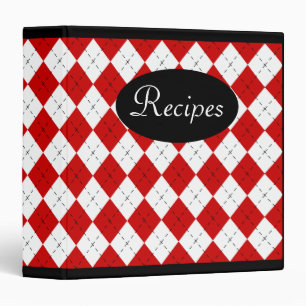 Classeur de recette Jacquard rétro