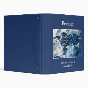 Classeur de recette - la Chine bleue bombe l'art