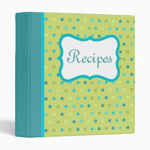 Classeur de recette Lime Dot