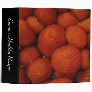 Classeur de recette personnalisée de fraises juteu
