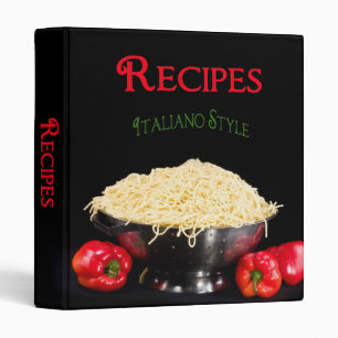 Classeur de recette - Style italien