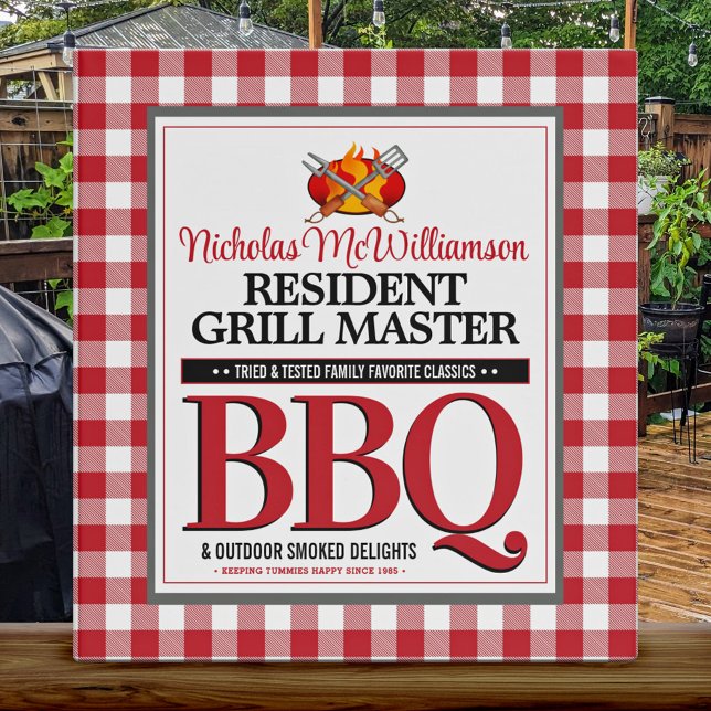 Classeur de recettes BBQ personnalisé (Créateur téléchargé)