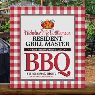 Classeur de recettes BBQ personnalisées