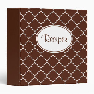 Classeur de recettes Brown au chocolat classique
