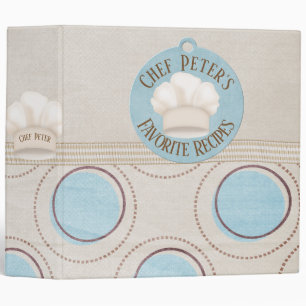 Classeur de recettes Casquette du chef classique