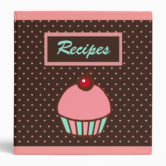 Classeur de recettes Cupcake (Devant)