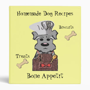 Classeur de recettes de chien