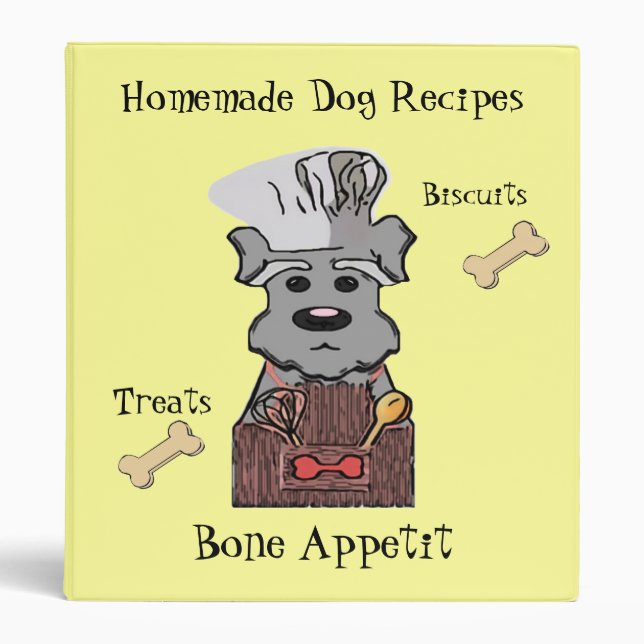Classeur de recettes de chien (Devant)