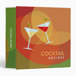 Classeur de recettes de cocktail