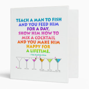 Classeur de recettes de cocktail de ZEN de MARTINI