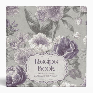 Classeur de recettes de cuisine Organisateur Viole
