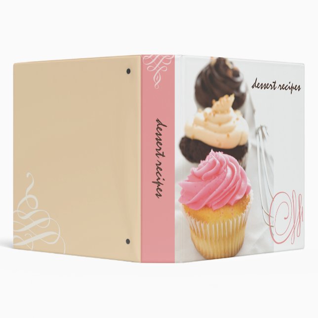 Classeur de recettes de dessert (Arrière-plan)