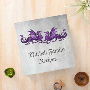 Classeur de recettes de dragons violets