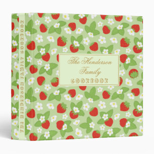 Classeur de recettes de la famille de fraises Flor