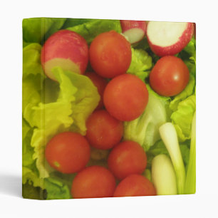 Classeur de recettes de légumes de salade