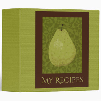 Classeur de recettes de poires modernes