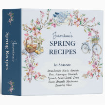 Classeur de recettes de printemps – Organisateur d