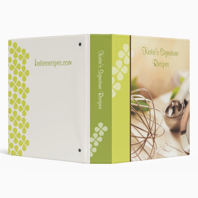 Classeur de recettes de signature (Arrière-plan)