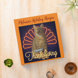 Classeur de recettes de vacances de Thanksgiving