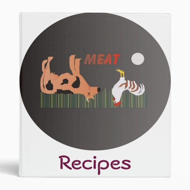 Classeur de recettes de viande (Devant)