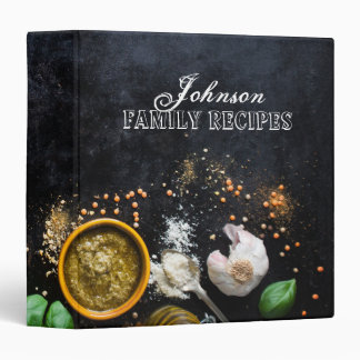 Classeur de recettes épices de cuisine
