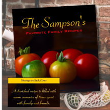 Classeur de recettes favorites et amis et famille