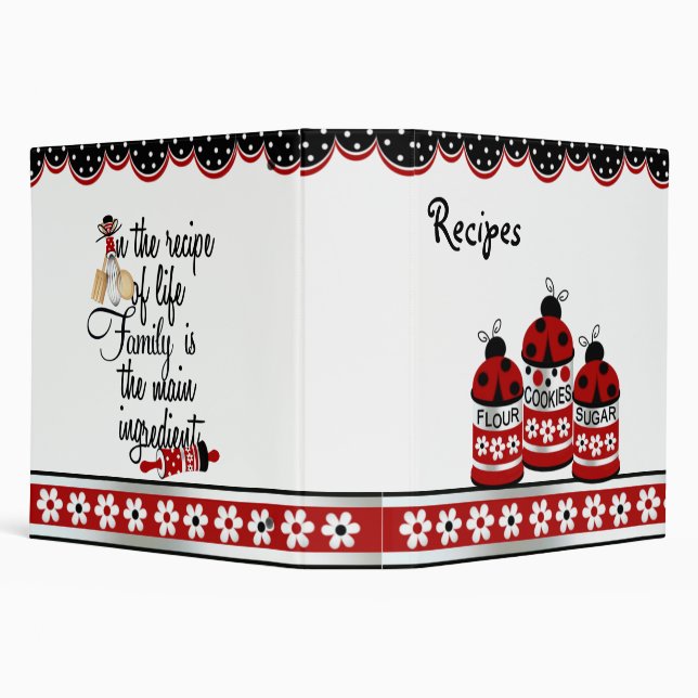 Classeur de recettes Lady Bug (Arrière-plan)